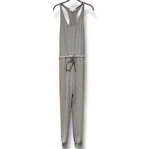 Spiritual Gangster Harmony Ribbed Jogger Jumpsuit Gray‎ Small Athleisure Lounge